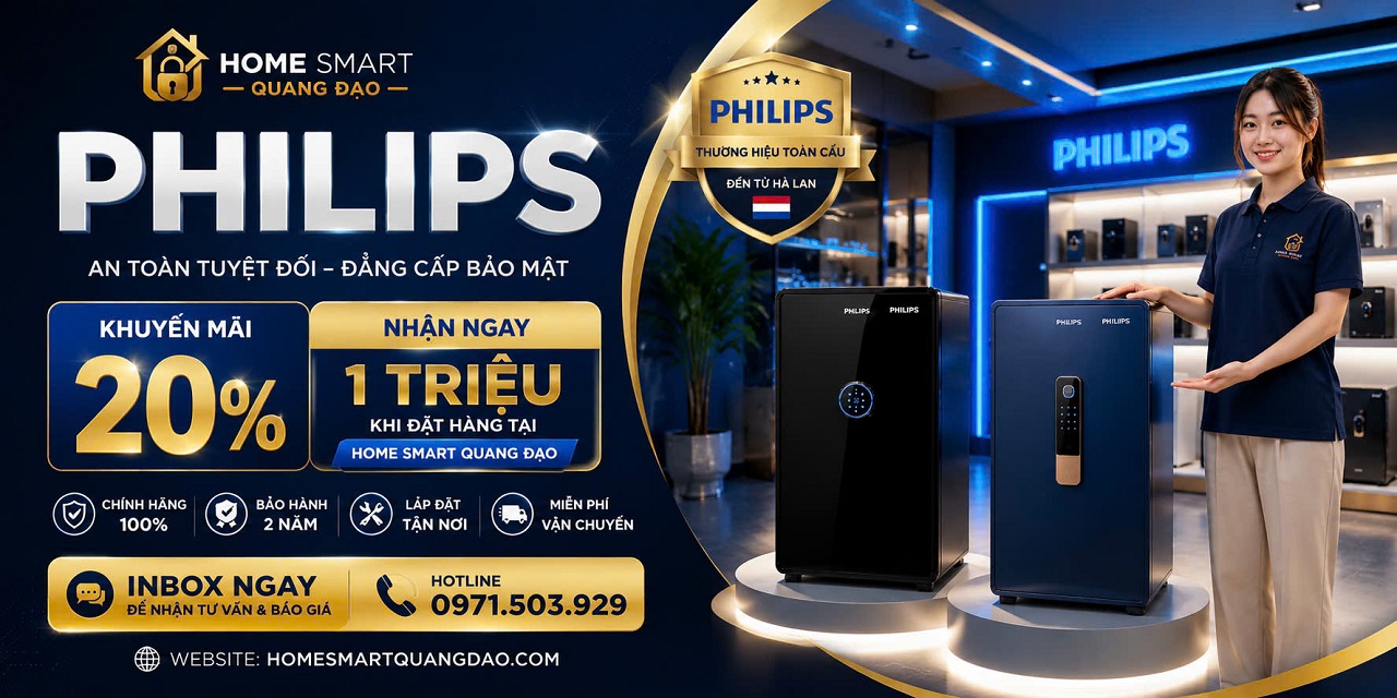 Két sắt vân tay giá tốt