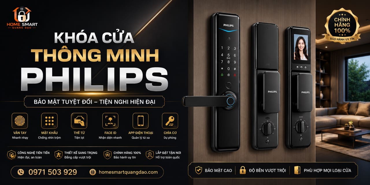 Khoá Cửa Philips Cao Cấp