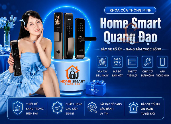 Lợi ích khoá cửa vân tay Home Smart Quang Đạo